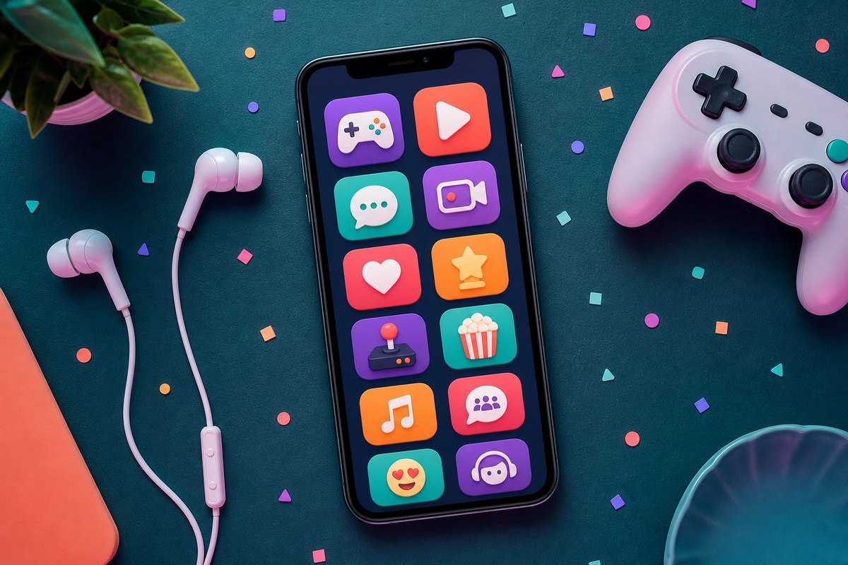 Apps de entretenimiento y sociales analizadas en España